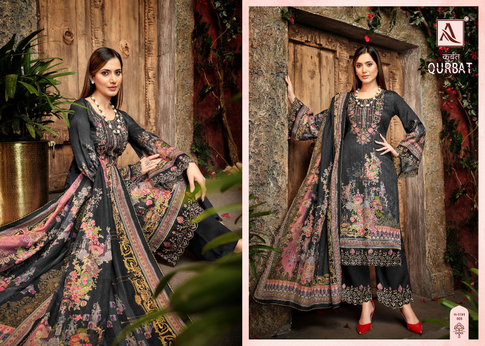Qurbat 8 By Alok 001-008 Pakistani Suits Catalog